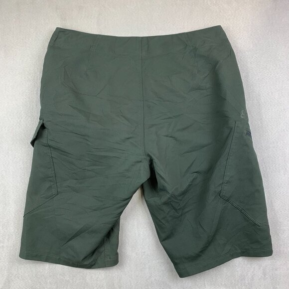 Fox Racing Men Ranger Shorts 34 Green Cargo Zip Pocket Mountain Biking Motocross - Picture 12 of 12